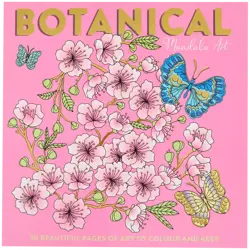 Omalovánková kniha s mandalami botanical